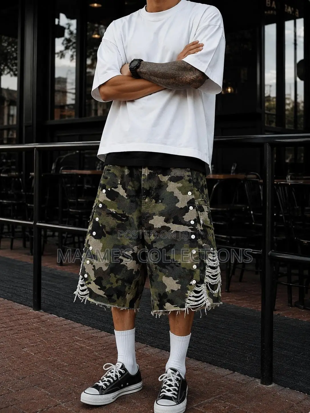 Men’s Cargo Camo Shorts – Cool Street Style
