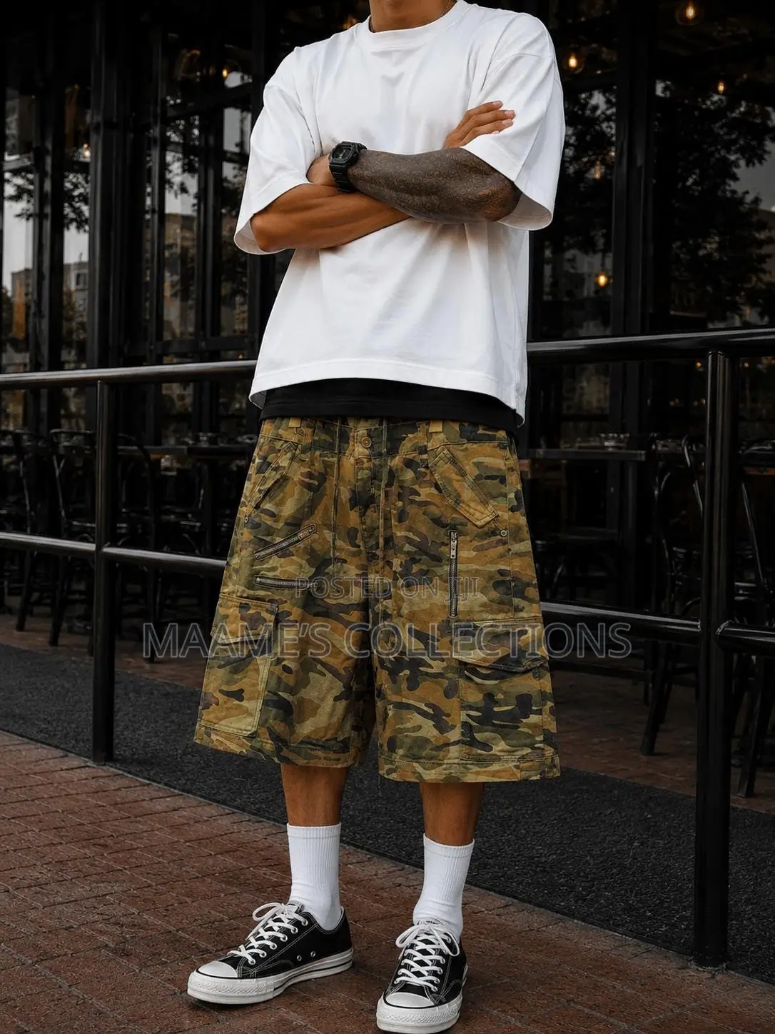 Men’s Cargo Camo Shorts – Cool Street Style