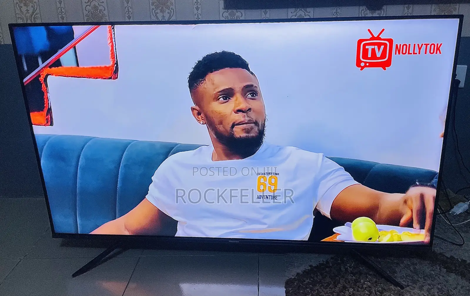 Uk Used Hisense QLED UHD HDR Smart Digital Satellite 55 Inches