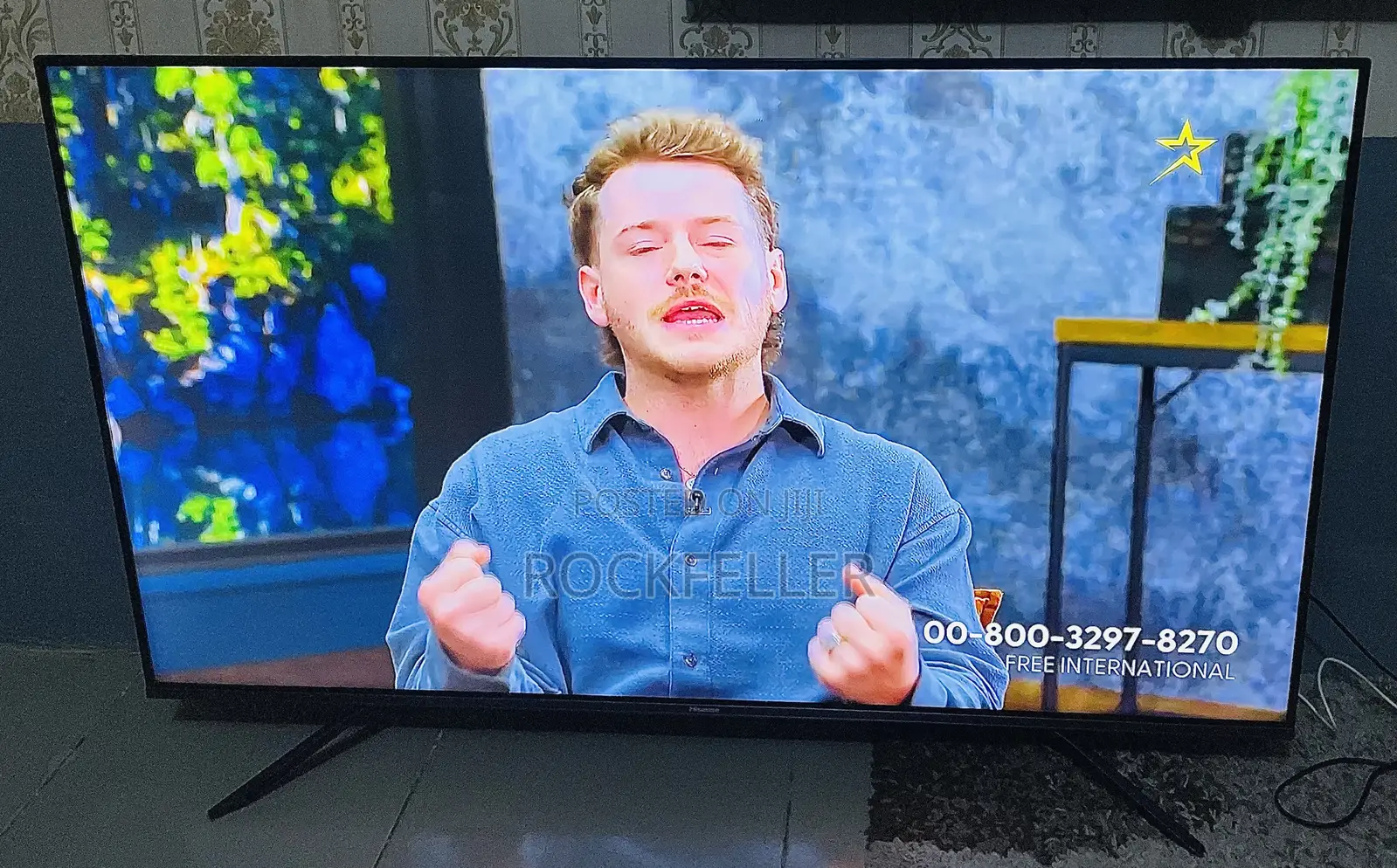 Uk Used Hisense QLED UHD HDR Smart Digital Satellite 55 Inches
