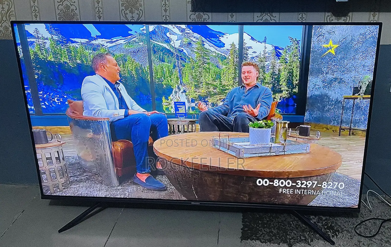 Uk Used Hisense QLED UHD HDR Smart Digital Satellite 55 Inches