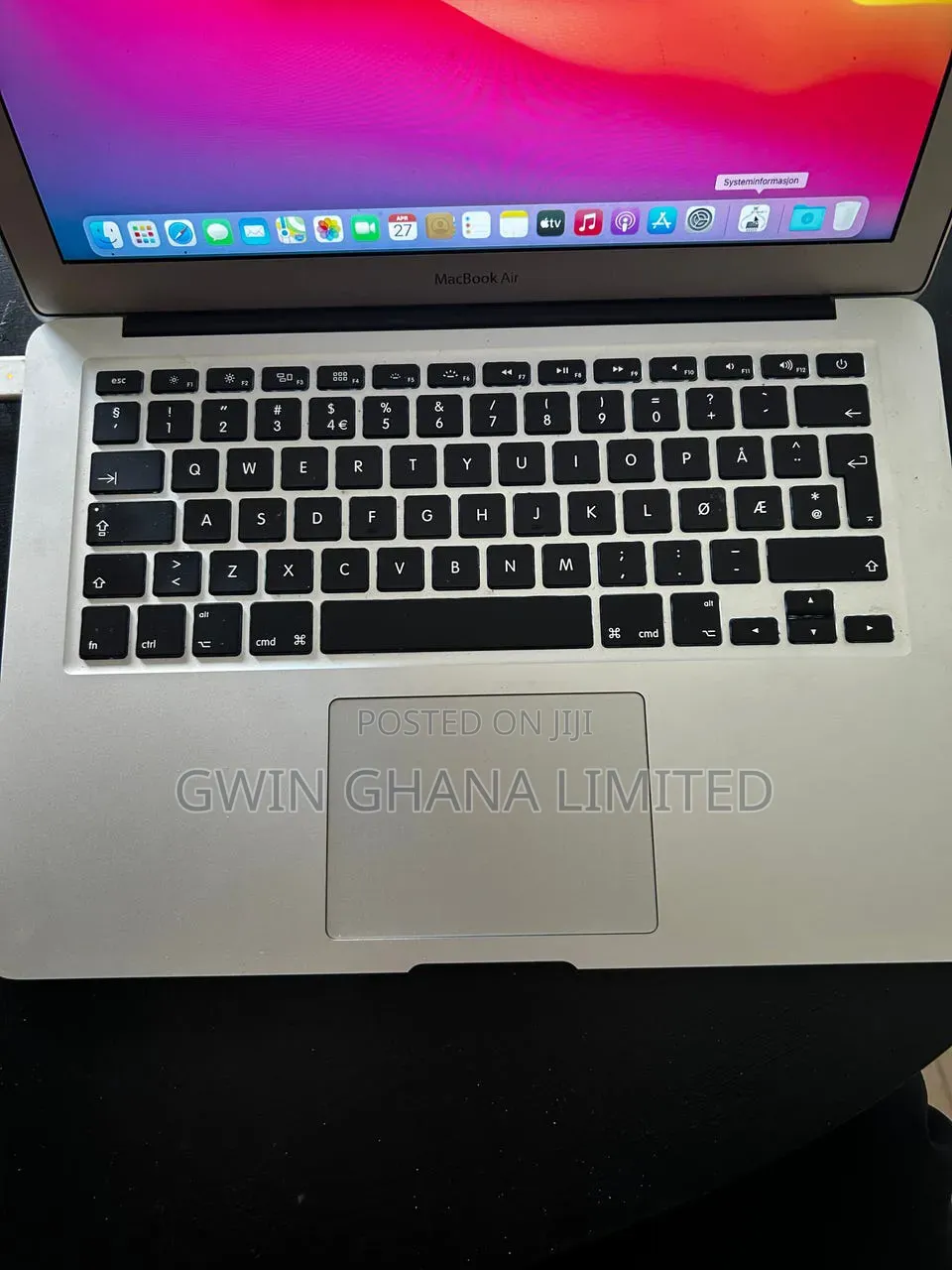 Laptop Apple MacBook Air 2012 8GB Intel Core i7 SSD 128GB