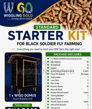 STARTER KIT for Black Soldier Fly Larvae Production