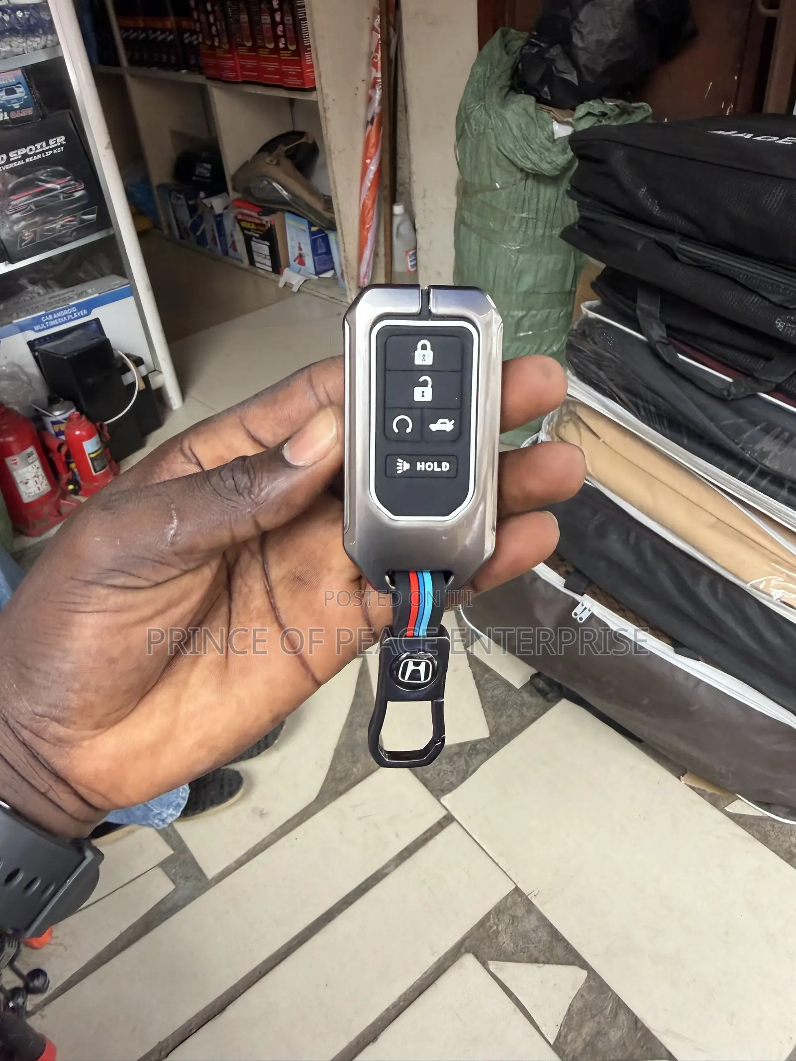 Honda Civic Remote Key Cover With Holder