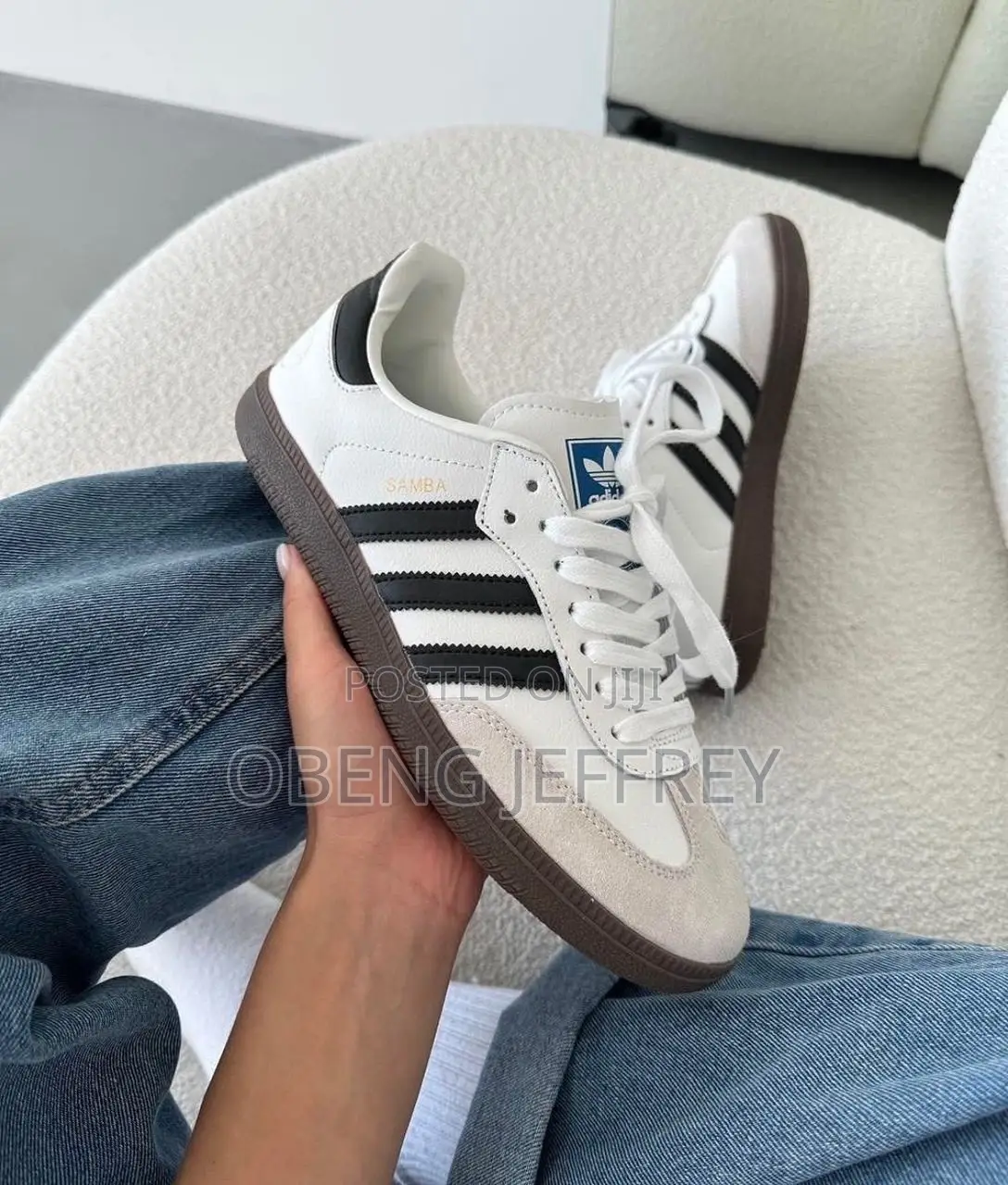Original Adidas Samba OG Cloud White/Core Black