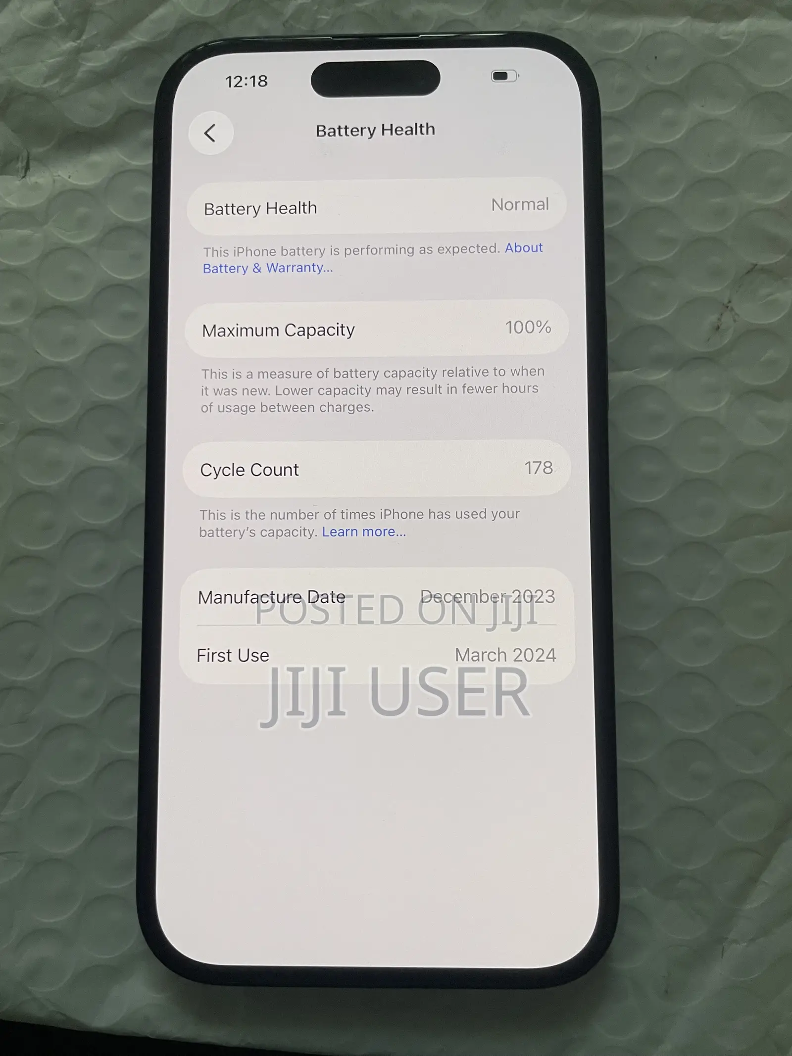 Apple iPhone 15 128 GB Black