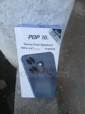 New Tecno Pop 10C 64 GB Black