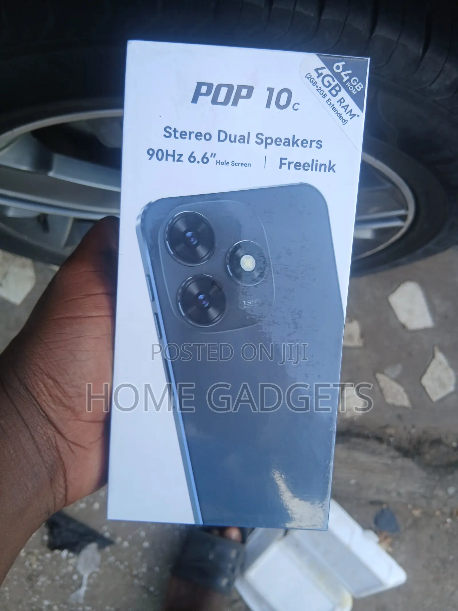 New Tecno Pop 10C 64 GB Black