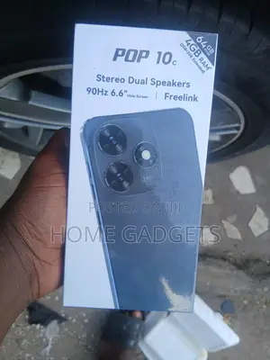 New Tecno Pop 10C 64 GB Black