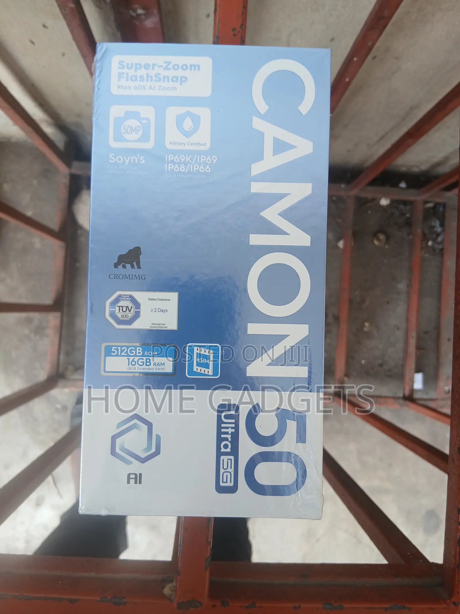 New Tecno Camon 50 Ultra 512 GB Black