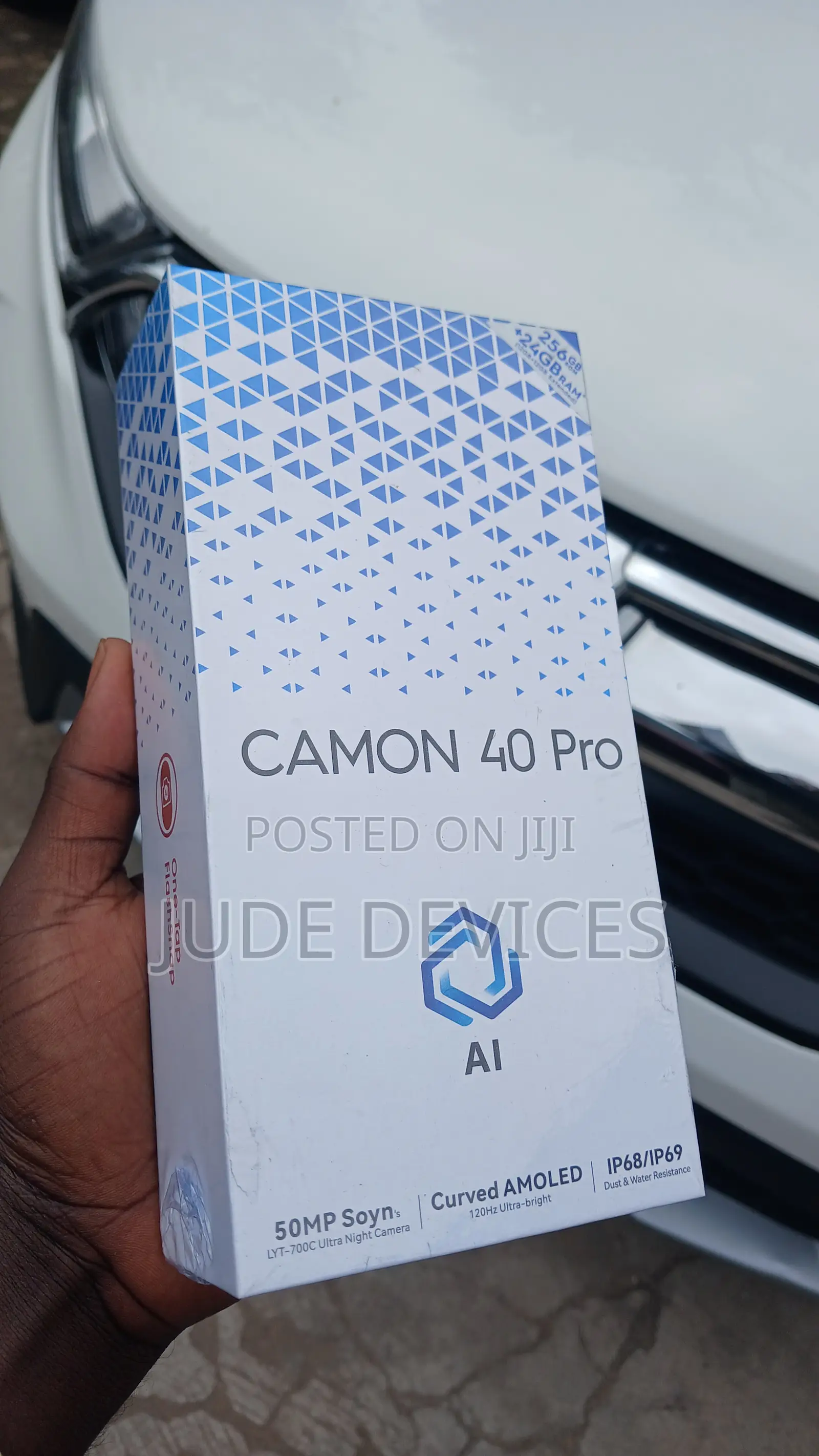 New Tecno Camon 40 Pro 5G 256 GB White