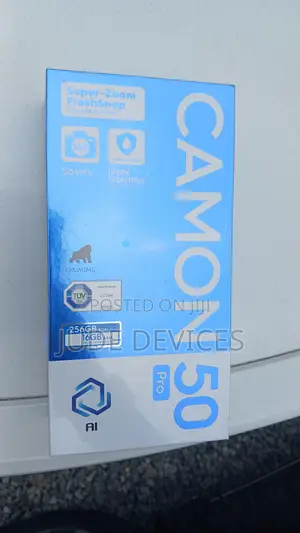New Tecno Camon 50 Pro 256 GB Gray