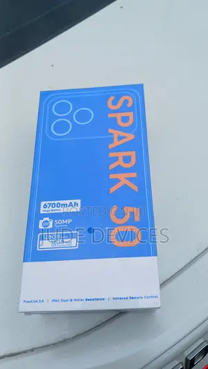 New Tecno Spark 50 128 GB Gray