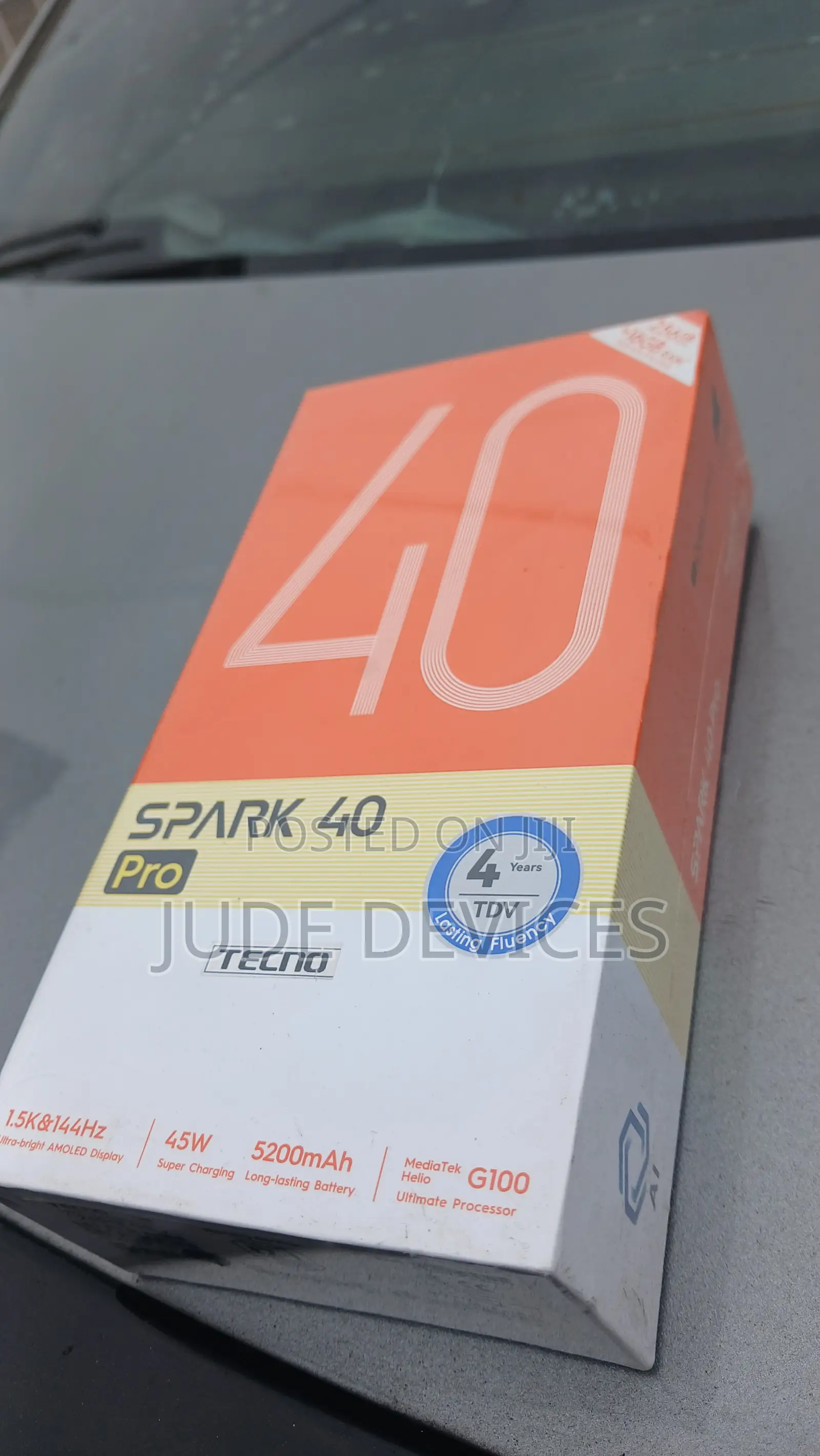 New Tecno Spark 40 Pro 256 GB Gray