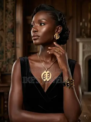 Gye- Nyame Adinkra Jewellery Set