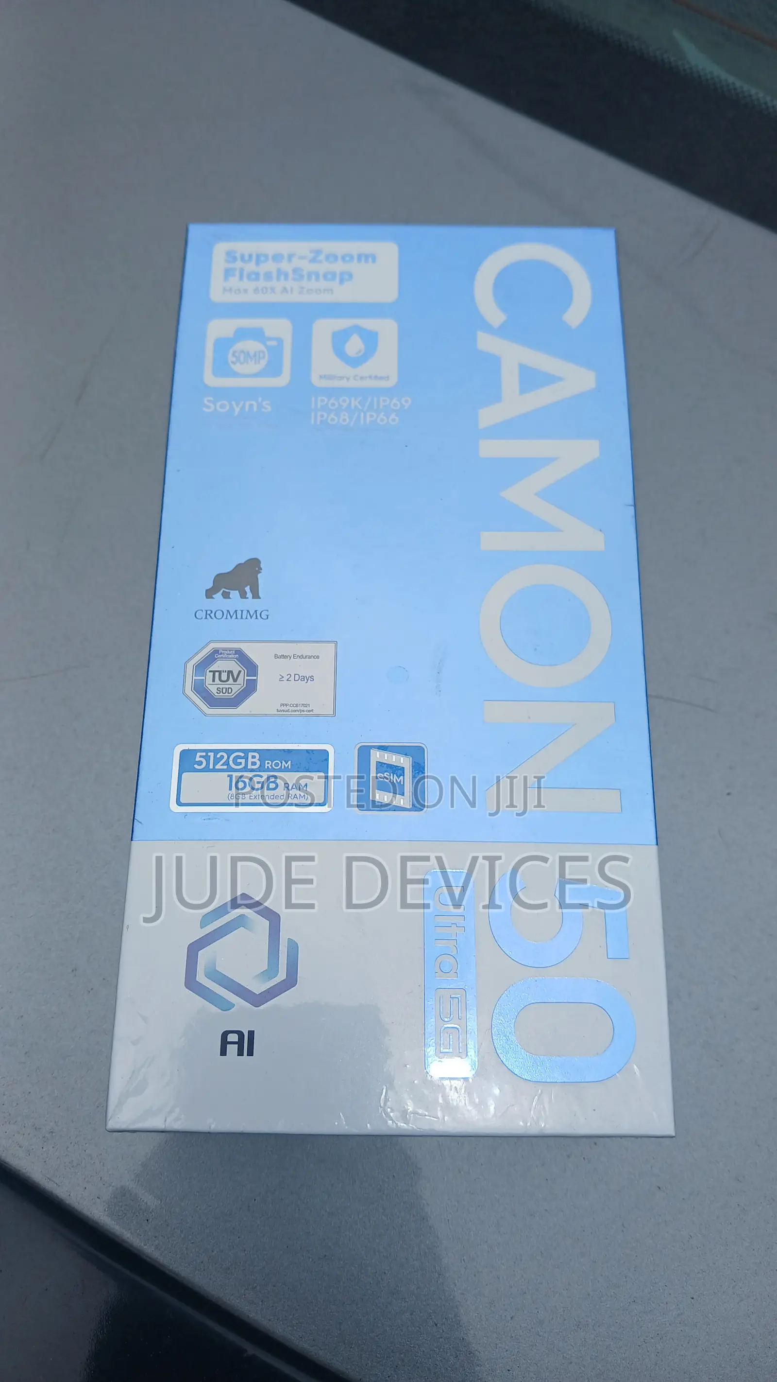 New Tecno Camon 50 Ultra 512 GB Gray