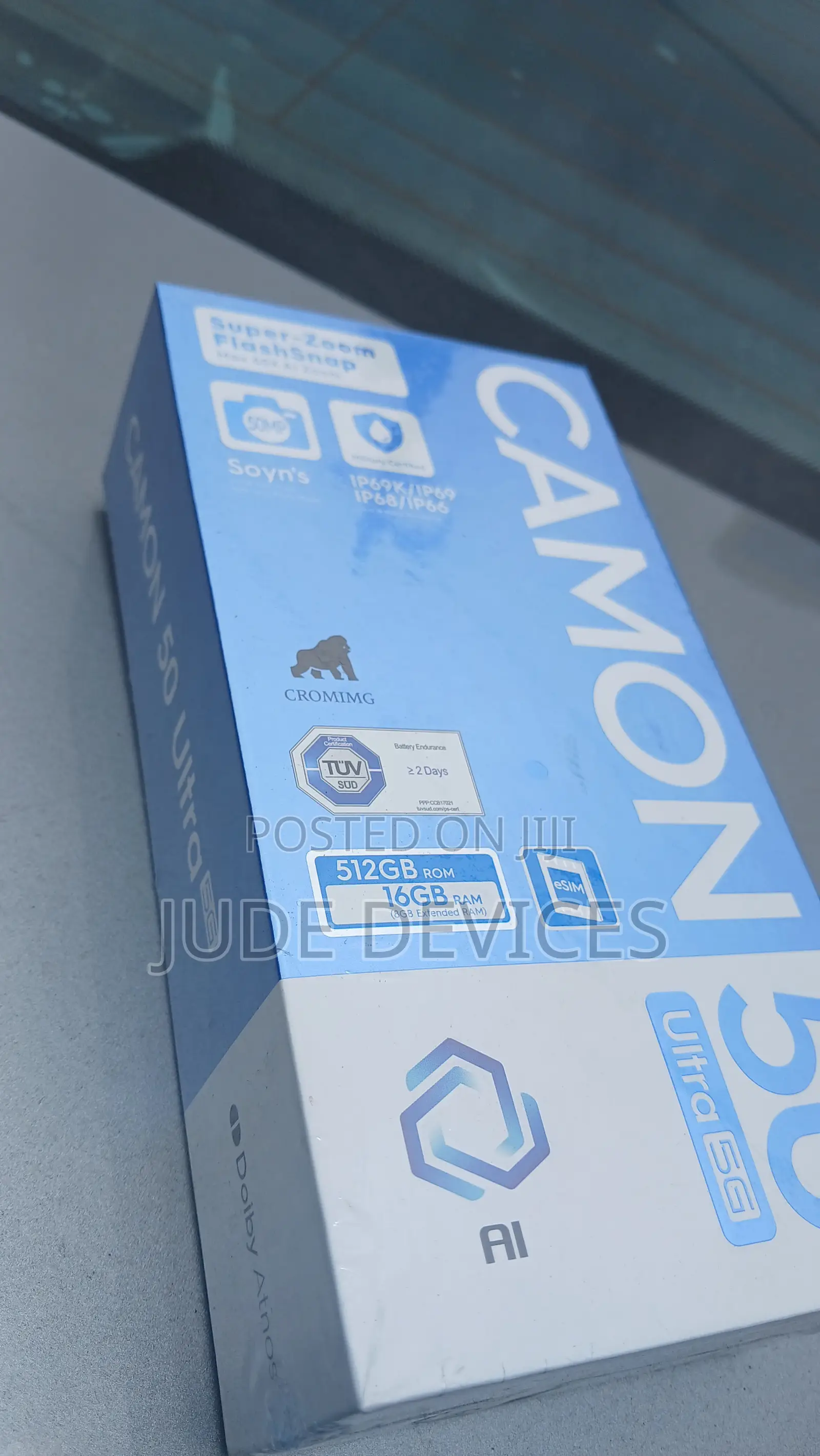 New Tecno Camon 50 Ultra 512 GB Gray