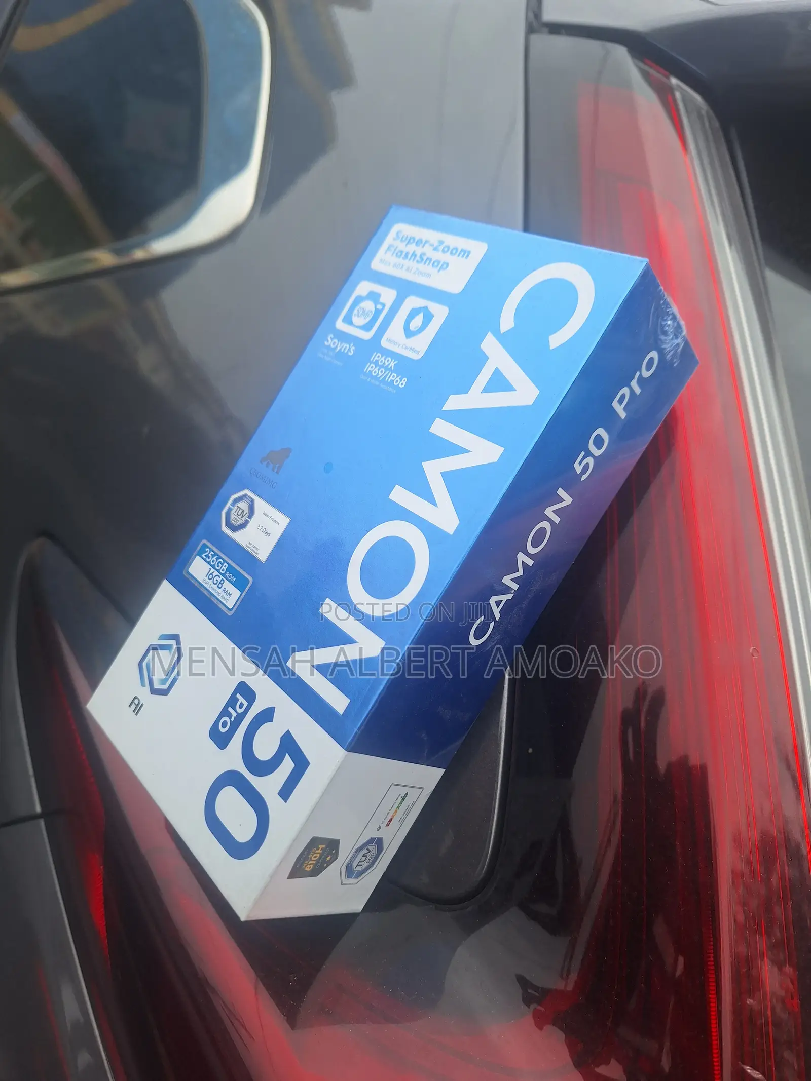 New Tecno Camon 50 Pro 256 GB Black