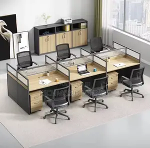 6-in-1 Workstation With Cabinets