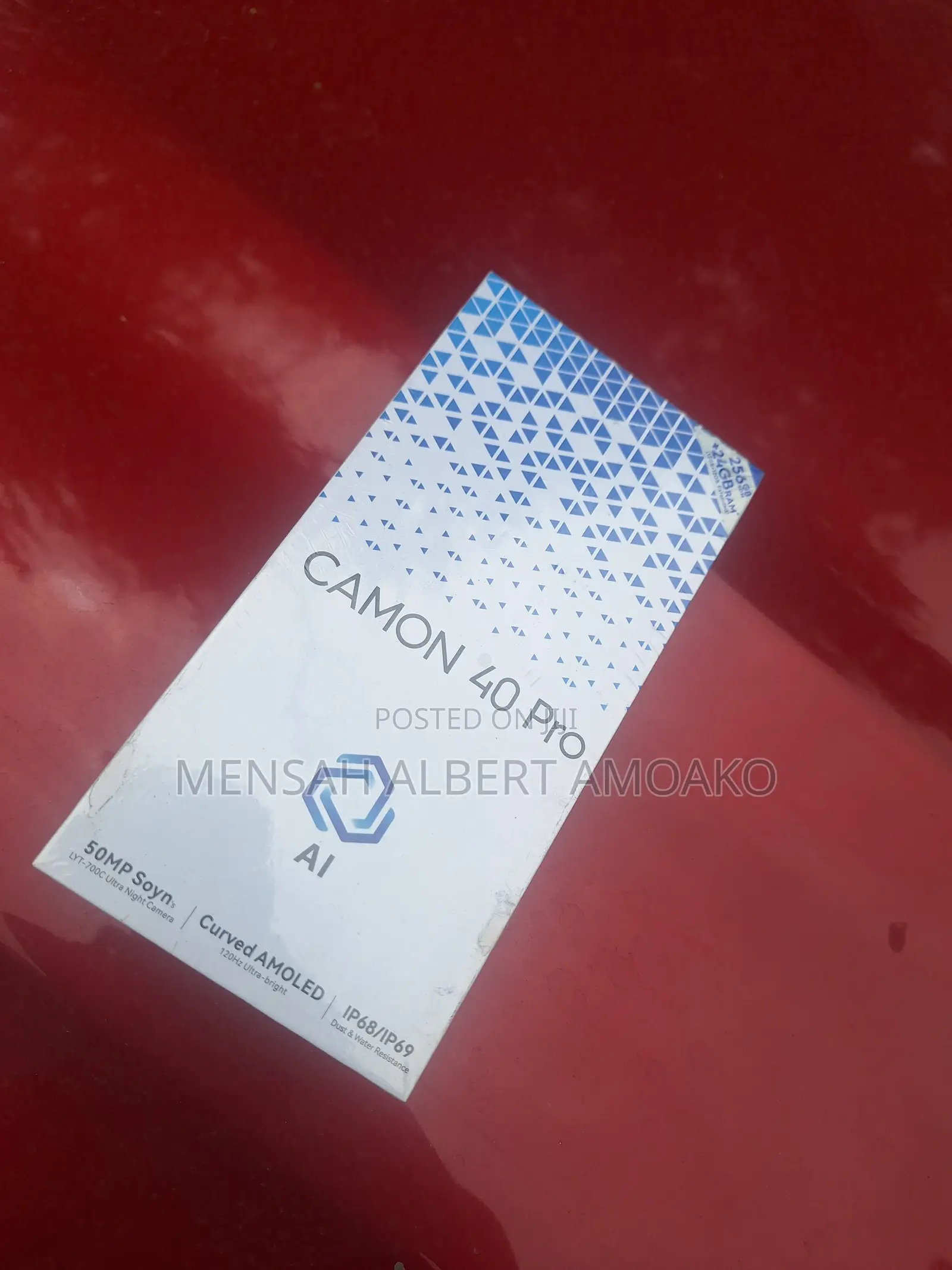 New Tecno Camon 40 Pro 5G 256 GB Gray