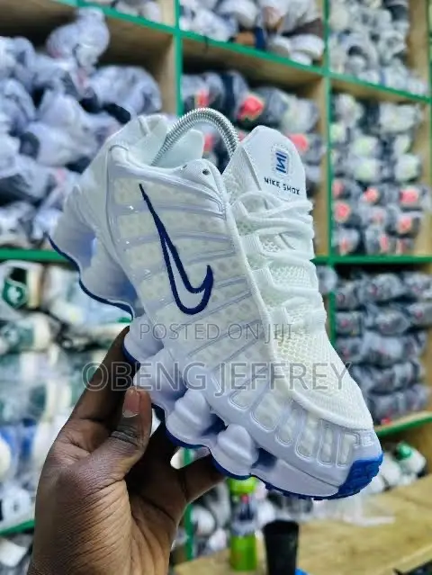 Original Nike Shox TL White/Work Blue