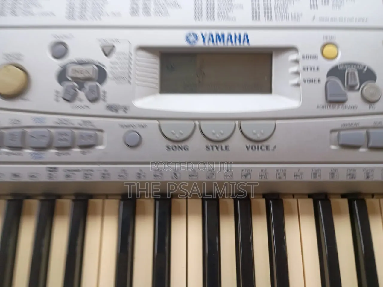 Yamaha PSR 275 Split Dual Harmony Cherub Sustain Pedal and Adapter