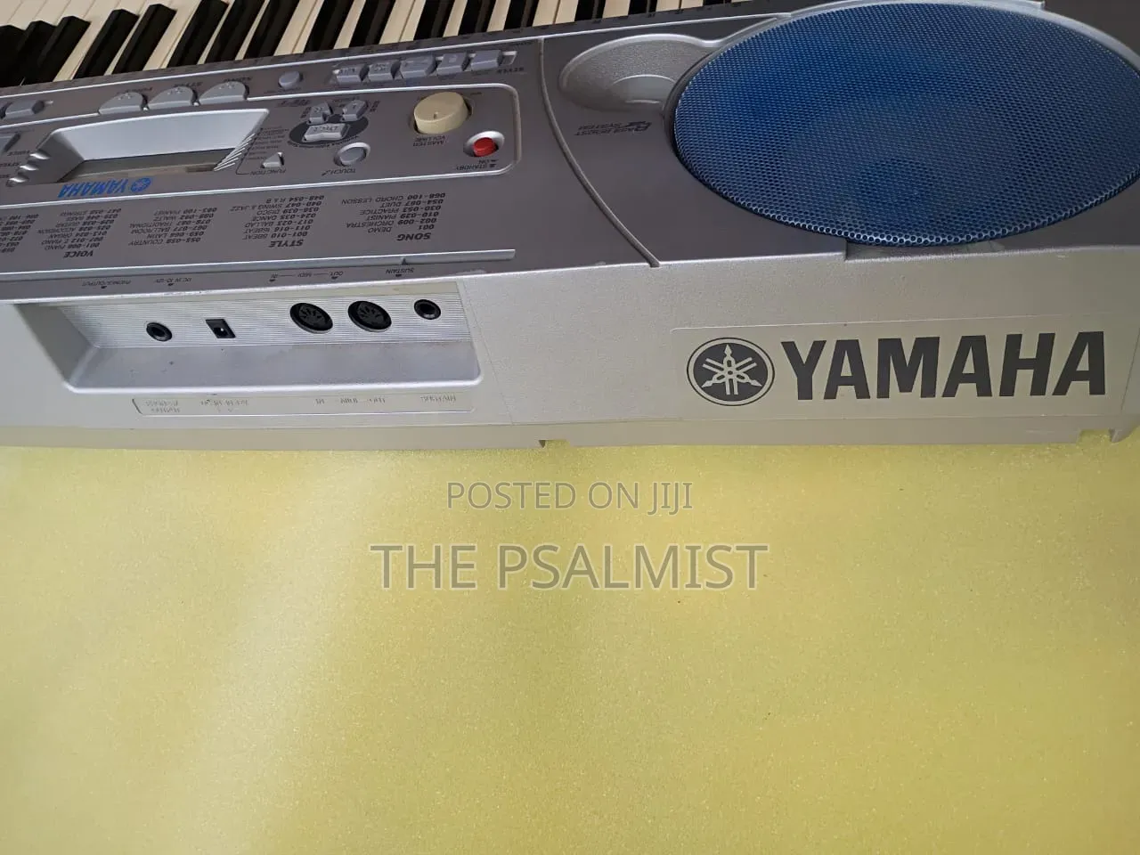 Yamaha PSR 275 Split Dual Harmony Cherub Sustain Pedal and Adapter