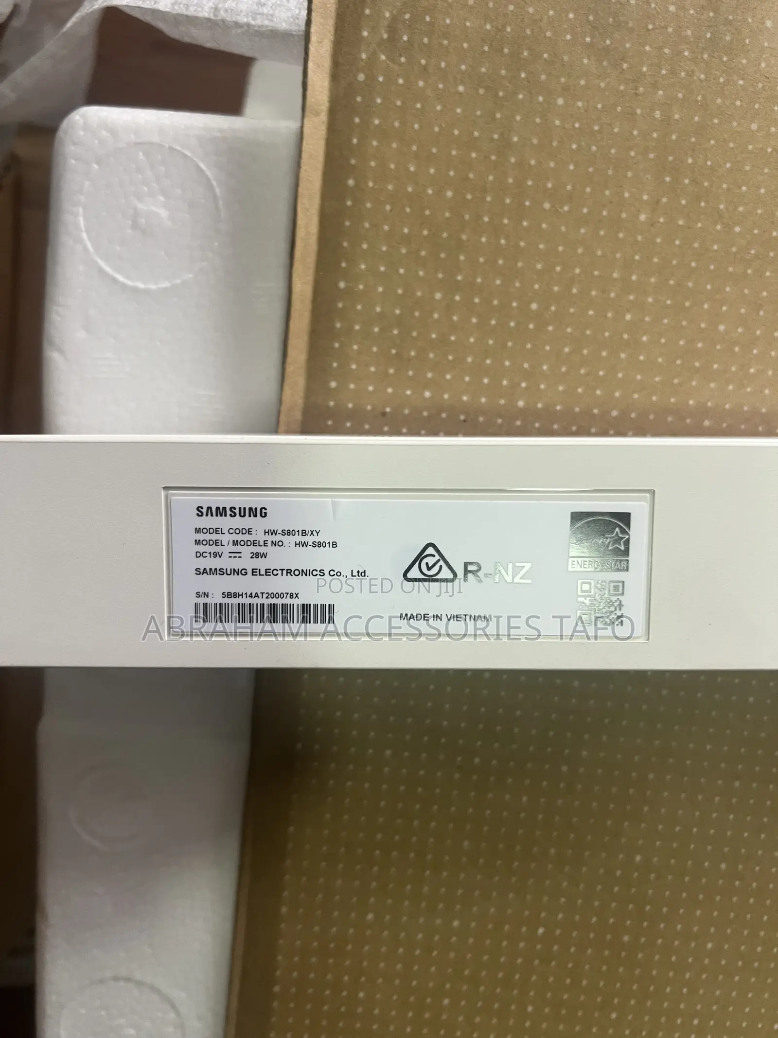 Samsung Soundbar HW-S801B/XY