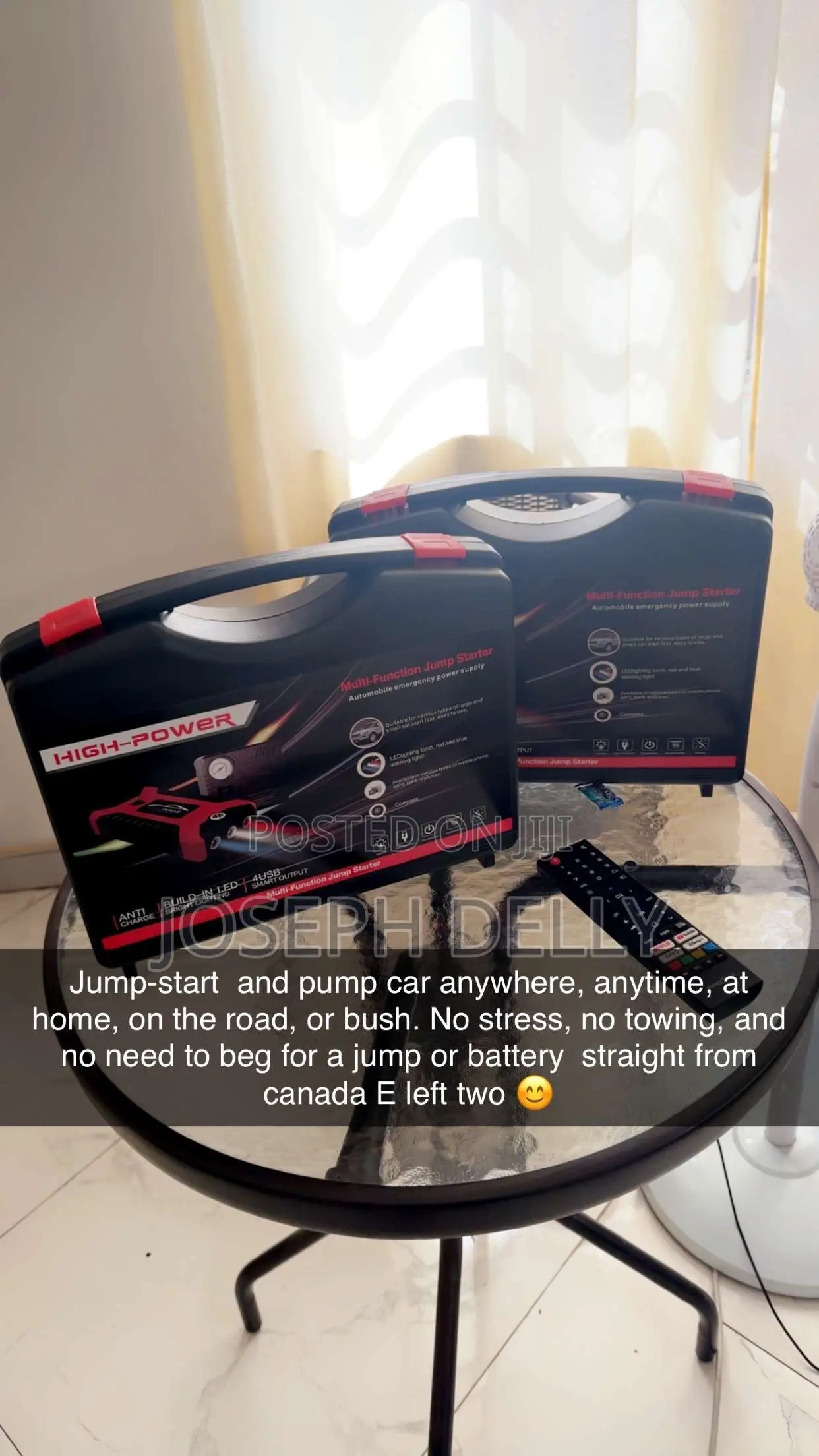 All in One Jump Starter and Tyre Inflator