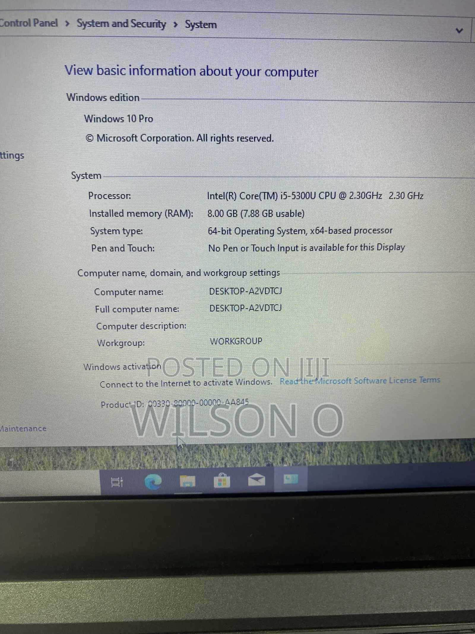 Laptop Lenovo ThinkPad X250 8GB Intel Core i5 HDD 500GB