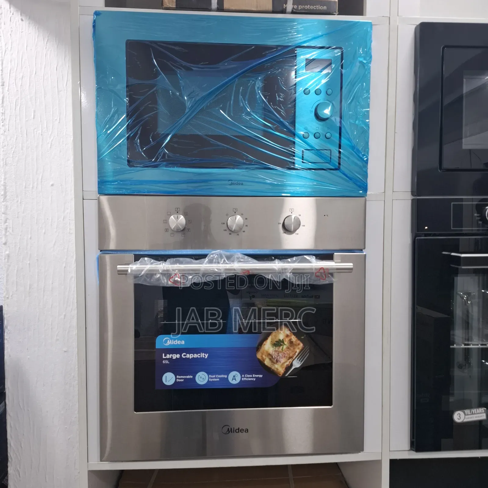 60cm Microwave and Oven Stainless Steel Silver Built in New