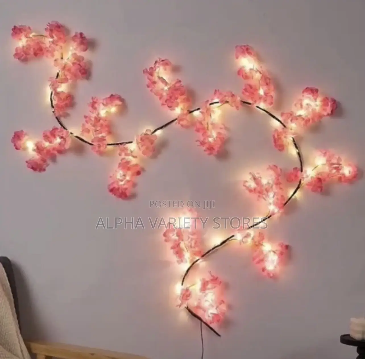 LED Cherry Blossom Vine Lights – Illuminated Wall Decor