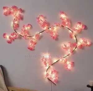 LED Cherry Blossom Vine Lights – Illuminated Wall Decor