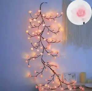 LED Cherry Blossom Vine Lights – Illuminated Wall Decor