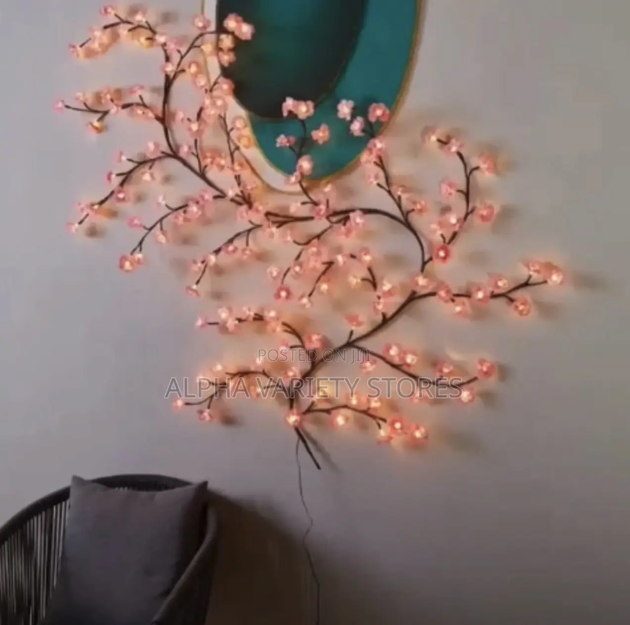 LED Cherry Blossom Vine Lights – Illuminated Wall Decor
