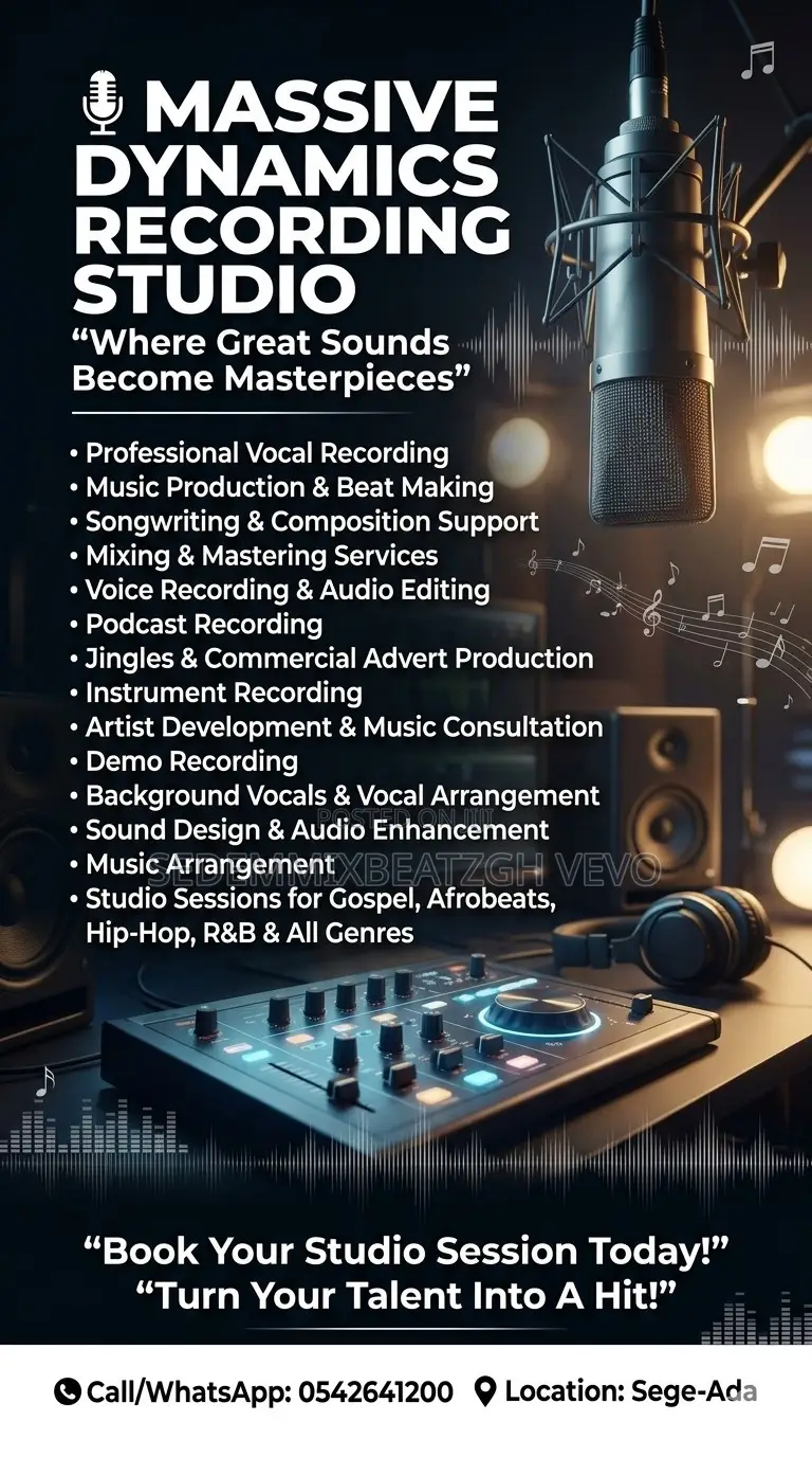 Music Production•||•Recording•||•Studio•||•Mixing and Mastering