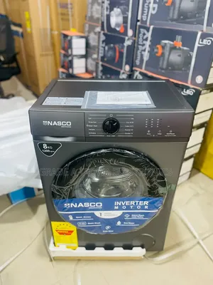 High Speed Spin Nasco 8kg Full Automatic Front-Load Washing Machine