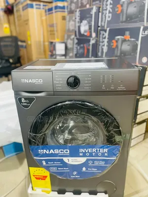 High Speed Spin Nasco 8kg Full Automatic Front-Load Washing Machine