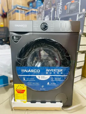 Full Automatic Nasco Front-Load 8kg Washing Machine