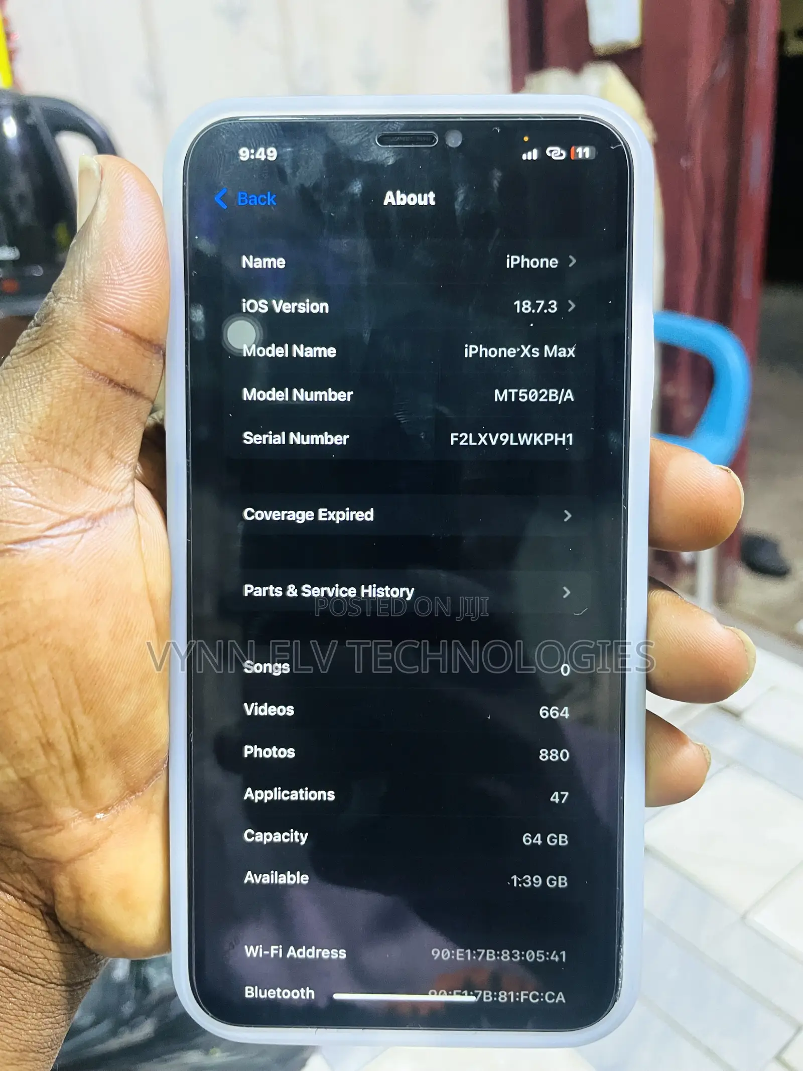 Apple iPhone XS Max 64 GB Black