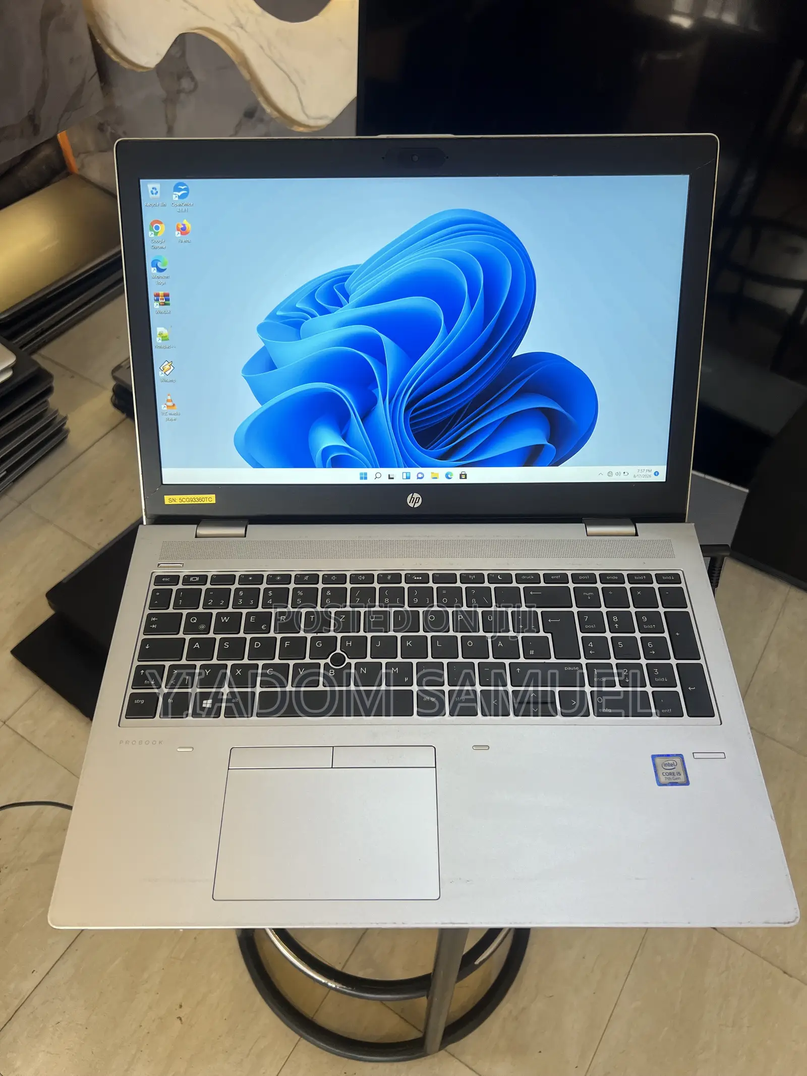 Laptop HP ProBook 640 G5 8GB Intel Core i5 HDD+SSD 128GB