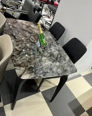 Dining Table 4 Seater Black Design