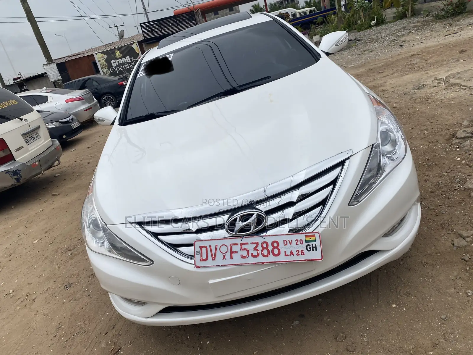 Hyundai Sonata Limited 2.0T Sedan (2.0L 4cyl 6A) 2013 White