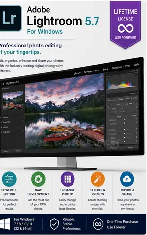 Adobe Lightroom 5.7 for Windows (Lifetime)