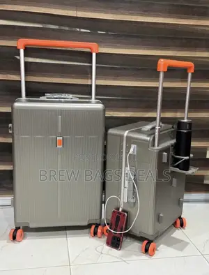 Premium Quality Luxury 2set Zipless Wide Handle Traveling Bag.