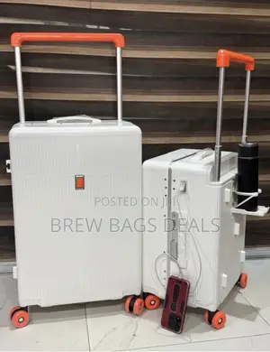 Premium Quality Luxury 2set Zipless Wide Handle Traveling Bag.