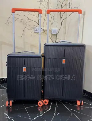 Premium Quality Luxury 2set Zipless Wide Handle Traveling Bag.