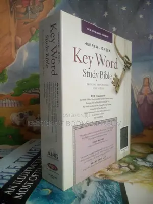 Keyword Study Bible NKJV - Genuine Leather Black