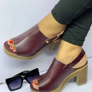 Block Wedge SANDALS