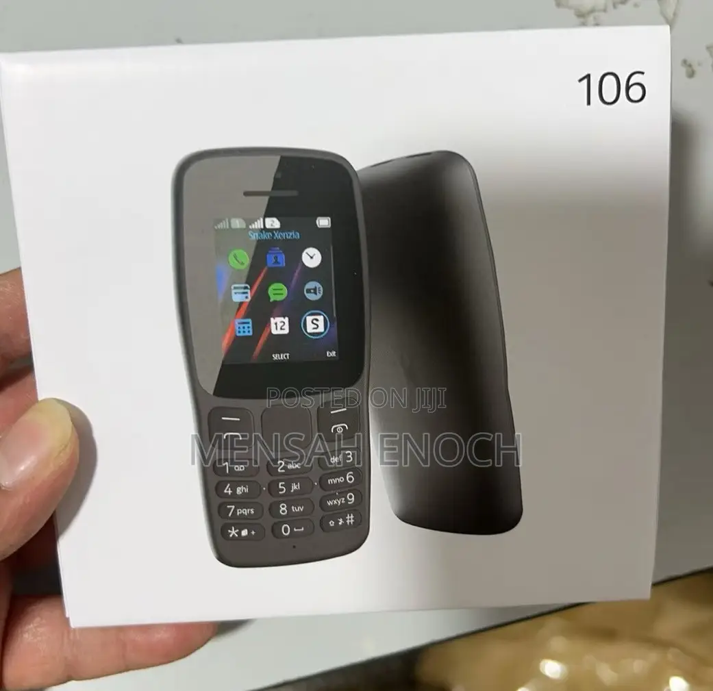 New Nokia 106 Black
